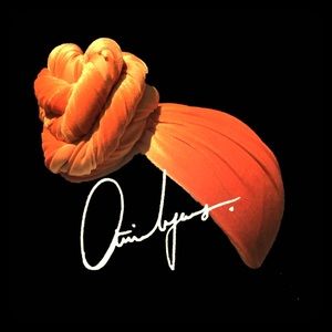 Atira Orange Velvet Turban 🍊